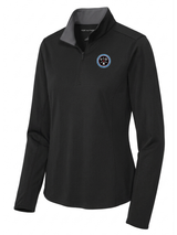Countering Weapons of Mass Destruction Office (CWMD) Women's Dri Fit 1/4 Zip  Black government employee uniform shirt