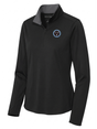 Countering Weapons of Mass Destruction Office (CWMD) Women's Dri Fit 1/4 Zip  Black government employee uniform shirt