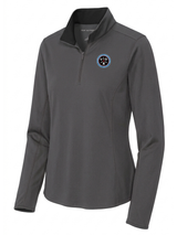 Countering Weapons of Mass Destruction Office (CWMD) Women's Dri Fit 1/4 Zip  Slate Gray government employee uniform shirt