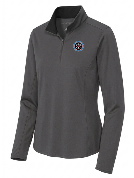 Countering Weapons of Mass Destruction Office (CWMD) Women's Dri Fit 1/4 Zip  Slate Gray government employee uniform shirt