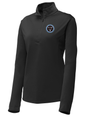 Countering Weapons of Mass Destruction Office (CWMD) Women's Lightweight Dri Fit 1/4 Zip  Black government employee uniform shirt
