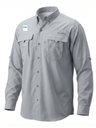 Food and Drug Administration (FDA) Men's Columbia Bahama™ II Button Up Long-Sleeve  Cool Grey government employee uniform shirt