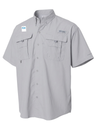 Food and Drug Administration (FDA) Men's Columbia Bahama™ II Button Up Short Sleeve  Cool Grey government employee uniform shirt