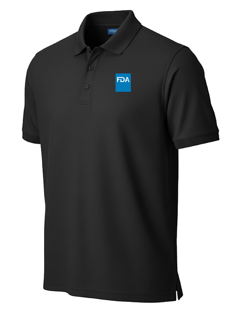 Food and Drug Administration (FDA) Men's Polo  Black government employee uniform shirt