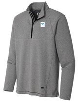 Food and Drug Administration (FDA) Men's Transition Quarter Zip  Light Gray government employee uniform shirt