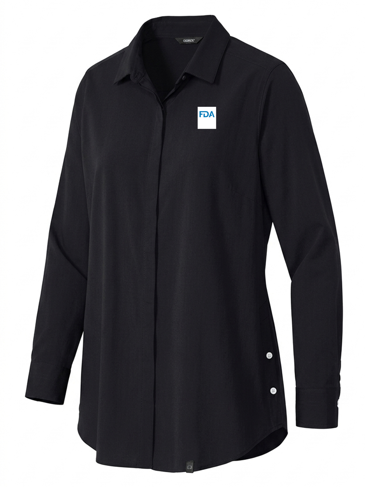 Food and Drug Administration (FDA) Women's Commuter Shirt  Black government employee uniform shirt