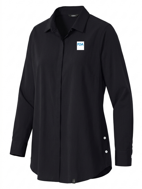 Food and Drug Administration (FDA) Women's Commuter Shirt  Black government employee uniform shirt
