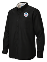 Office of Health Security (OHS) Men's Button Up  Black government employee uniform shirt
