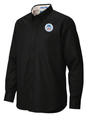 Office of Health Security (OHS) Men's Button Up  Black government employee uniform shirt