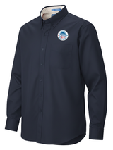 Office of Health Security (OHS) Men's Button Up  Navy Blue government employee uniform shirt