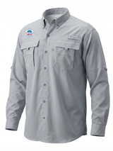 Office of Health Security (OHS) Men's Columbia Bahama™ II Button Up Long-Sleeve  Cool Grey government employee uniform shirt