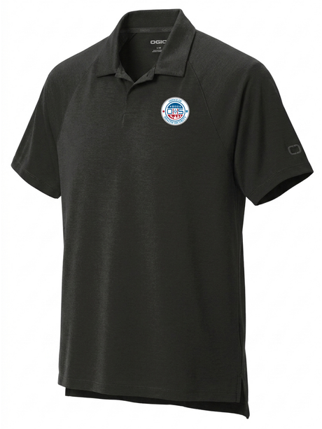 Office of Health Security (OHS) Men's Polo  Black government employee uniform shirt