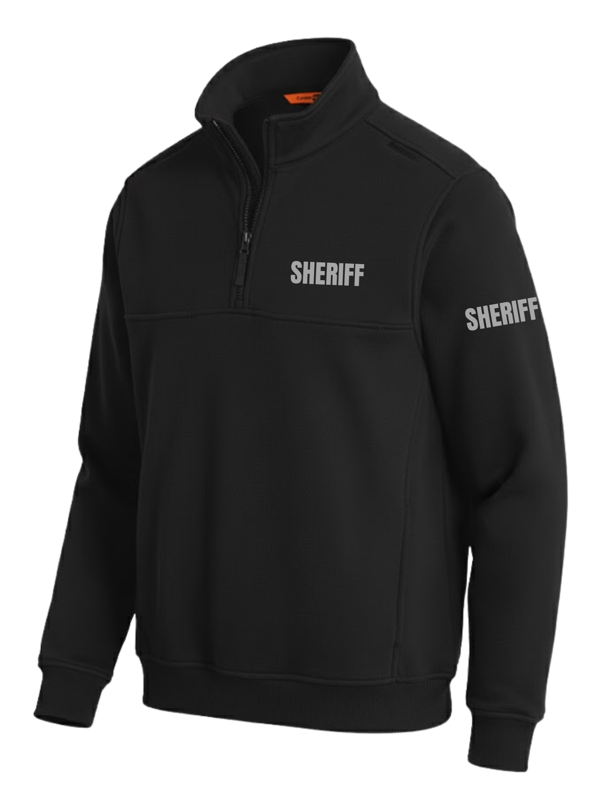 Black Sheriff Men's Fleece Job Shirt (Gray)