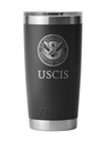 USCIS 20oz Engraved YETI Tumbler