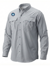 Food and Drug Administration (FDA) Men's Columbia Bahama™ II Button Up Long-Sleeve  Cool Grey government employee uniform shirt