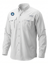 Food and Drug Administration (FDA) Men's Columbia Bahama™ II Button Up Long-Sleeve  White government employee uniform shirt