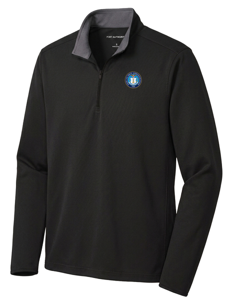 Food and Drug Administration (FDA) Men's Dri Fit 1/4 Zip  Black government employee uniform shirt