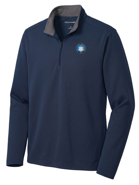 Food and Drug Administration (FDA) Men's Dri Fit 1/4 Zip  Navy Blue government employee uniform shirt
