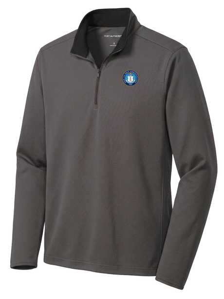 Food and Drug Administration (FDA) Men's Dri Fit 1/4 Zip  Slate Gray government employee uniform shirt