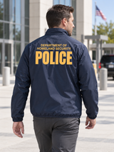 DHS POLICE Agency Identifier Jacket — Navy Blue lifestyle view