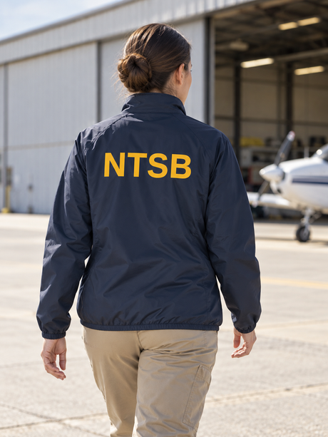 NTSB Agency Identifier Jacket — Navy Blue lifestyle view