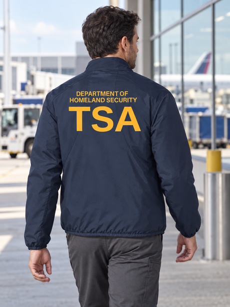 DHS TSA - Agency Identifier Jacket — Navy Blue lifestyle view