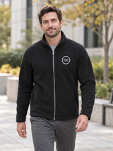 LIGHTWEIGHT Men's Microfleece — Black lifestyle view