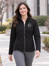 LIGHTWEIGHT Women's Microfleece — Black lifestyle view
