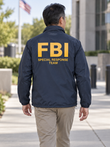 FBI Special Response Team- Agency Identifier Jacket — Navy Blue lifestyle view
