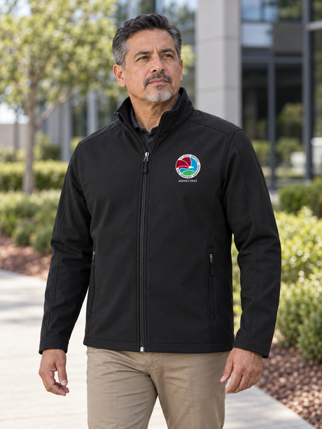 DEA Men's Soft Shell — Black lifestyle view