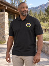 Department of the Interior Shirt - Men's Short Sleeve — Black lifestyle view