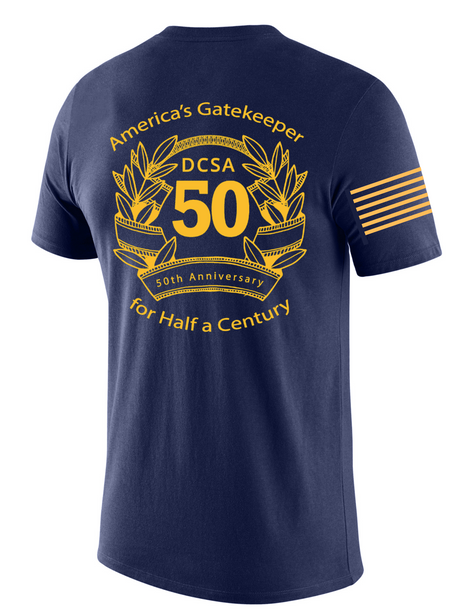 DCSA Agency Identifier T Shirt (50th Anniversary Edition) - Short Sleeve