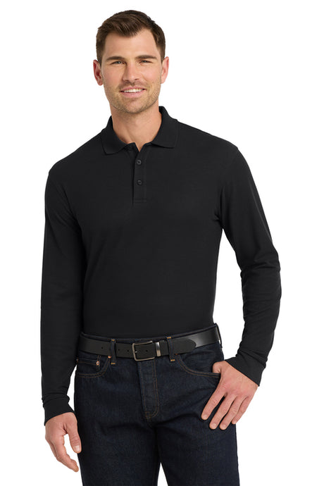 Department of Justice Polo Shirt - Men's Long Sleeve - FEDS Apparel