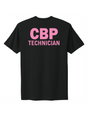 U.S. Customs and Border Protection (CBP) TECHNICIAN SPECIALIST Cancer Awareness T-Shirt  b