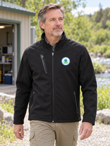 EPA Men's Tactical Soft Shell — Black lifestyle view