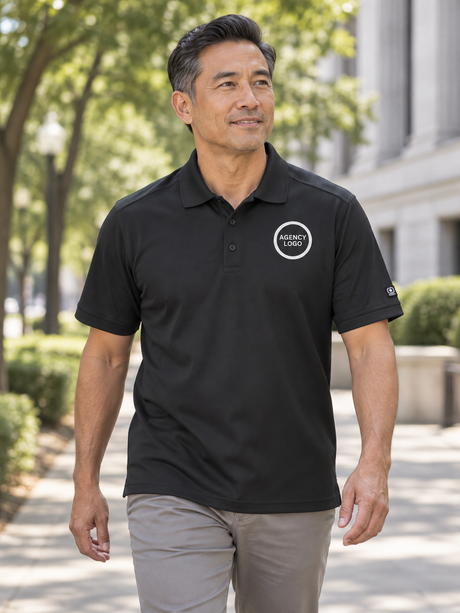 - Caliber2.0 Polo — Black lifestyle view
