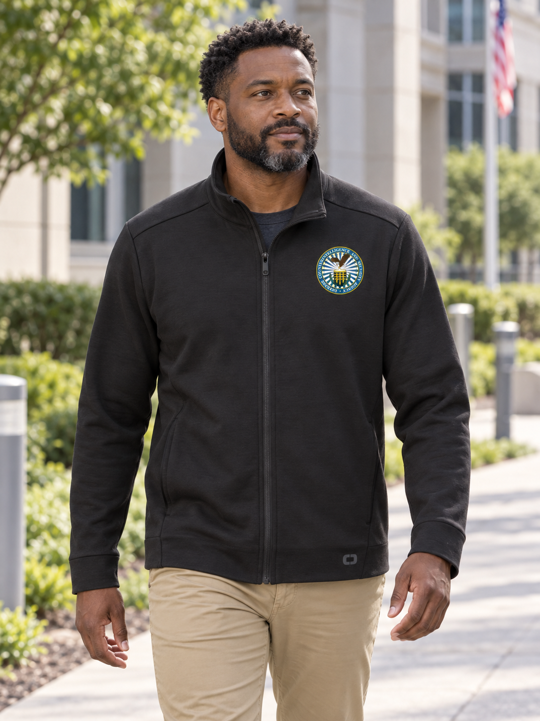 DCSA - Bolt Full-Zip — Black lifestyle view