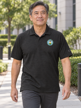 DCSA -Motion Polo — Black lifestyle view