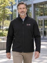 OHS Logo - Men's Soft Shell — Black lifestyle view