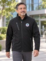 OHS Men's Tactical Soft Shell — Black lifestyle view