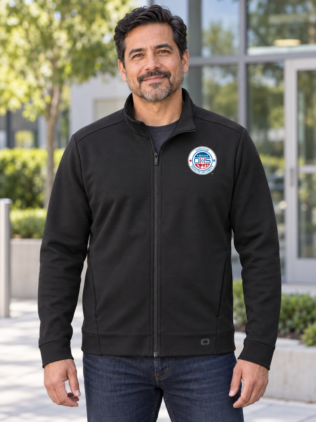 OHS Seal - Bolt Full-Zip — Black lifestyle view