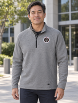 CWMD Transition Quarter Zip — Slate Gray lifestyle view