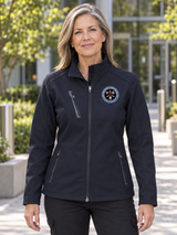 CWMD Tactical Women's Soft Shell — Navy Blue lifestyle view