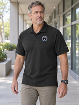 CWMD Motion Polo — Black lifestyle view