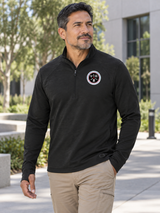 CWMD Motion 1/4-Zip — Black lifestyle view