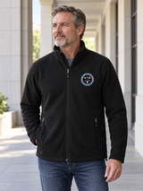 CWMD MIDWEIGHT Men's Microfleece — Black lifestyle view