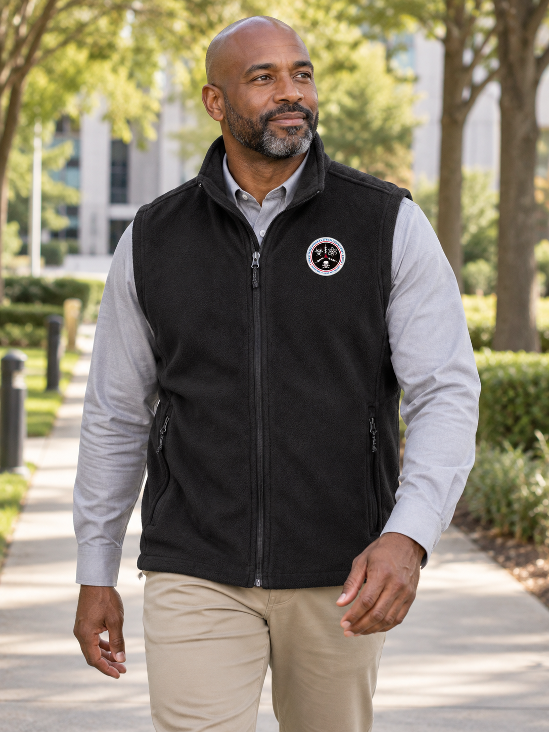 CWMD Agency Clerk's Vest — Black lifestyle view
