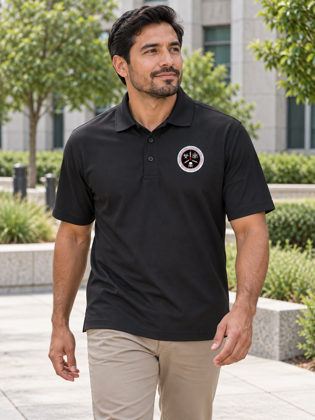 CWMD Dri Fit Men's Short Sleeve — Black lifestyle view