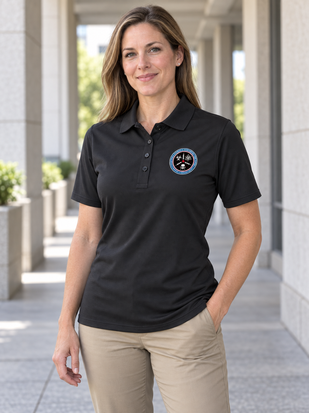 CWMD Dri Fit Women's Short Sleeve — Black lifestyle view