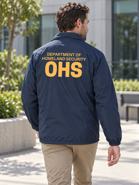 OHS - Agency Identifier Jacket — Navy Blue lifestyle view